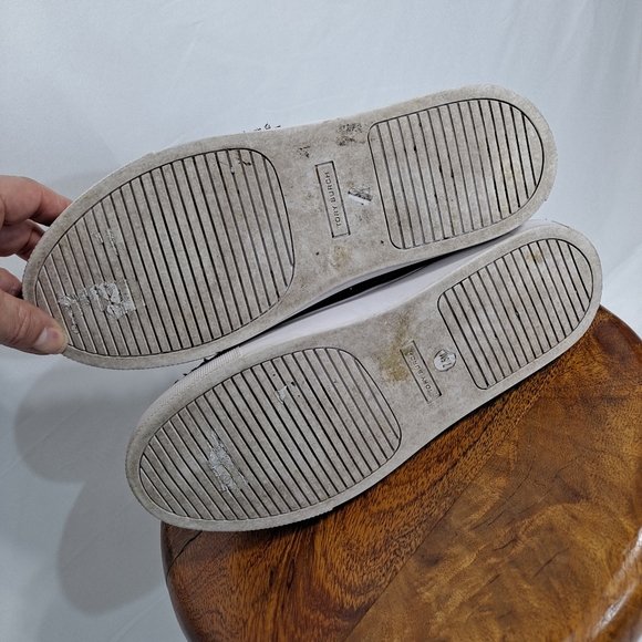 Tory Burch Brown Rosetta Slip On Shoes - Picture 3 of 11